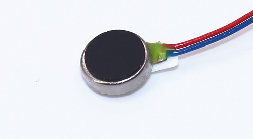 <b>0720 Coin flat vibrating micro motor 7mm Diameter 2mm Thickness 15000RPM</b>